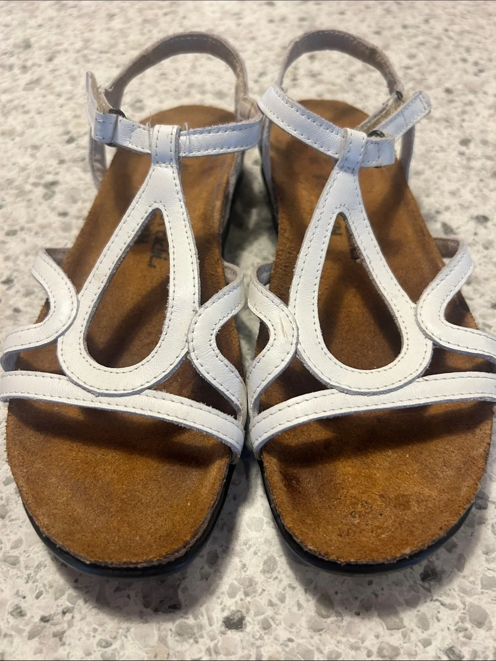 NAOT Women’s Dorith White Sandals size 36
